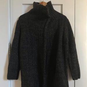 Eileen Fisher Knit Sweater Coat
